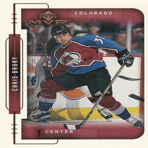 Chris Drury - 1999 Upper Deck MVP Hockey Card